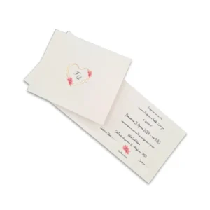 Partecipazione di matrimonio Batticuore