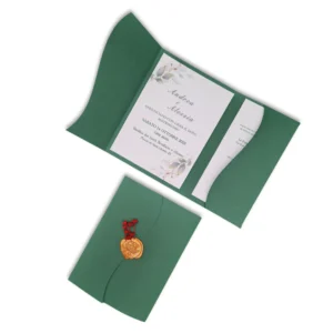 Partecipazioni matrimonio Verde Incanto